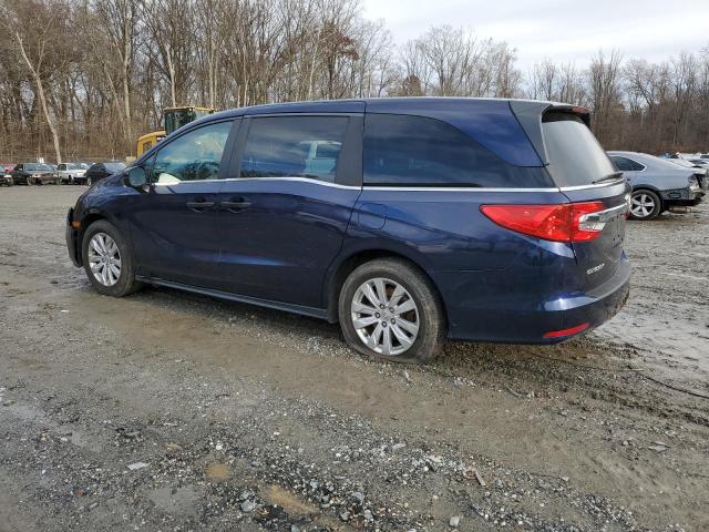 5FNRL6H26JB097375 - 2018 HONDA ODYSSEY LX BLUE photo 2