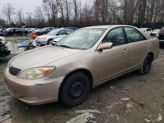 4T1BE32K04U302876 - 2004 TOYOTA CAMRY LE BEIGE photo 1