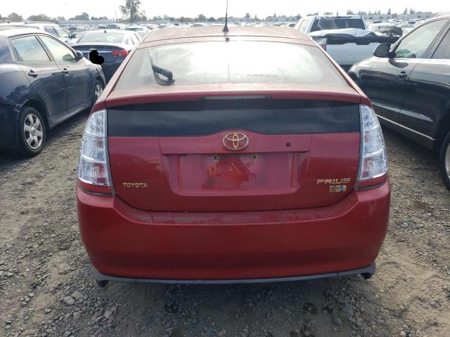 JTDKB20U783351547 - 2008 TOYOTA PRIUS RED photo 6