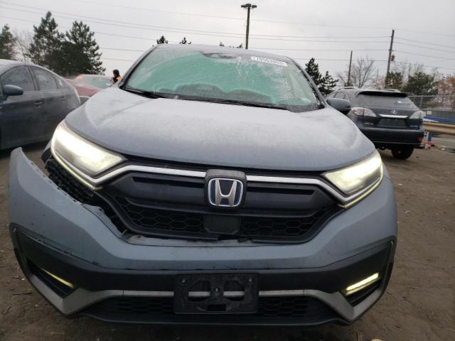 7FART6H84ME011655 - 2021 HONDA CR-V EXL BLUE photo 5