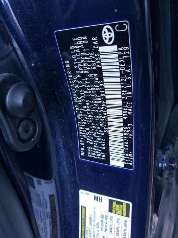 5YFEPMAE7MP181192 - 2021 TOYOTA COROALLA LE BLUE photo 12