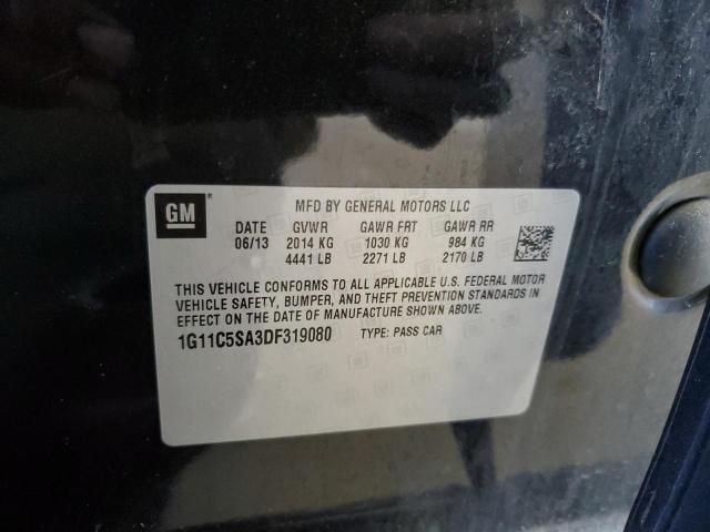 1G11C5SA3DF319080 - 2013 CHEVROLET MALIBU 1LT Grafit foto 12