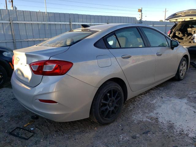 1G1BC5SM7H7105949 - 2017 CHEVROLET CRUZE LS SILVER photo 3