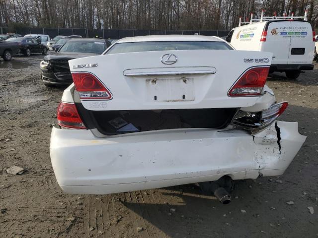 JTHBA30G755128460 - 2005 LEXUS ES 330 WHITE photo 6