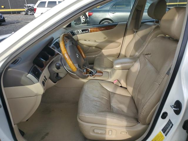 JTHBA30G755128460 - 2005 LEXUS ES 330 WHITE photo 7