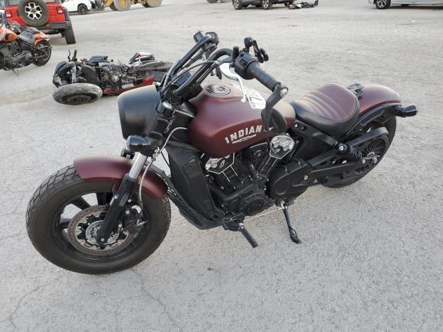 56KMTA006M3181229 - 2021 INDIAN MOTORCYCLE CO. SCOUT BOBBER ABS BURGUNDY photo 2