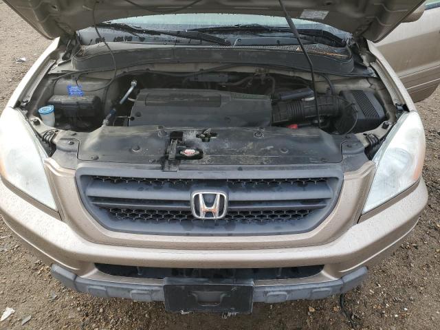 2HKYF18494H513853 - 2004 HONDA PILOT EX TAN photo 11