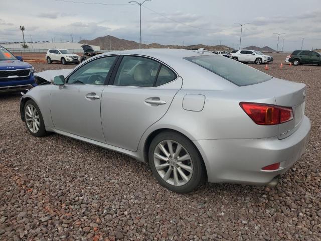 JTHBK262292093482 - 2009 LEXUS IS 250 SILVER photo 2