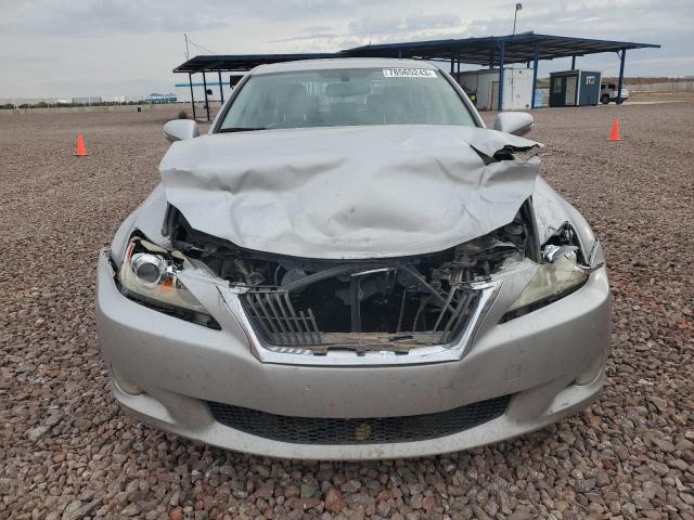 JTHBK262292093482 - 2009 LEXUS IS 250 SILVER photo 5