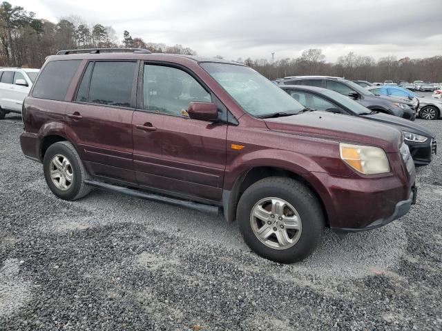 5FNYF28208B022452 - 2008 HONDA PILOT VP BURGUNDY photo 4