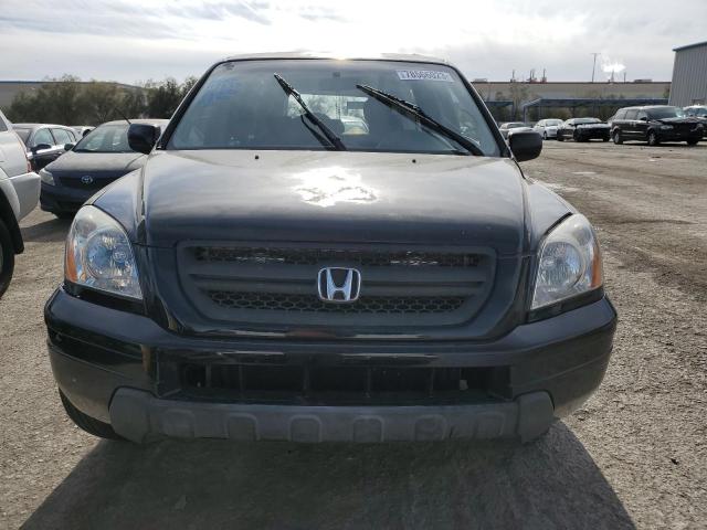 2HKYF18504H543428 - 2004 HONDA PILOT EXL BLACK photo 5