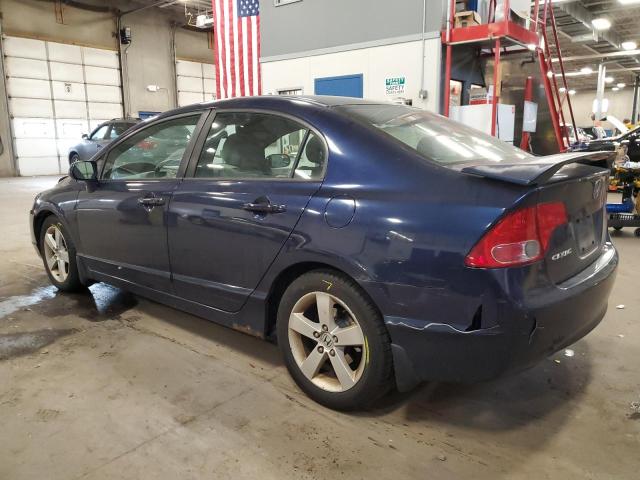 1HGFA16887L013390 - 2007 HONDA CIVIC EX BLUE photo 2