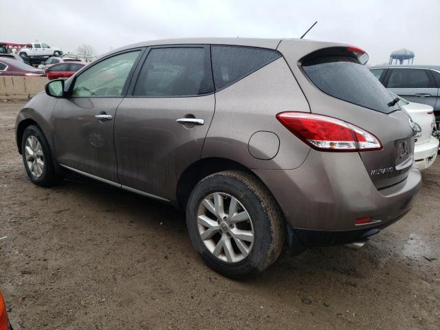 JN8AZ1MW7DW320616 - 2013 NISSAN MURANO S BROWN photo 2