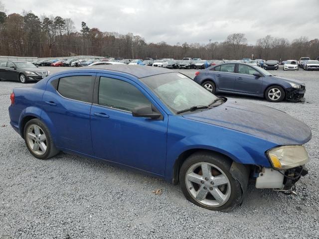 1C3CDZAB8DN725171 - 2013 DODGE AVENGER SE BLUE photo 4