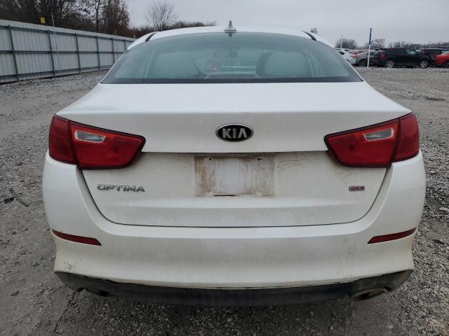 KNAGM4A72F5623814 - 2015 KIA OPTIMA LX WHITE photo 6