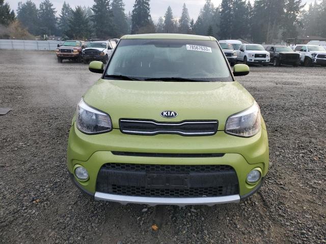 KNDJP3A51H7884237 - 2017 KIA SOUL + GREEN photo 5