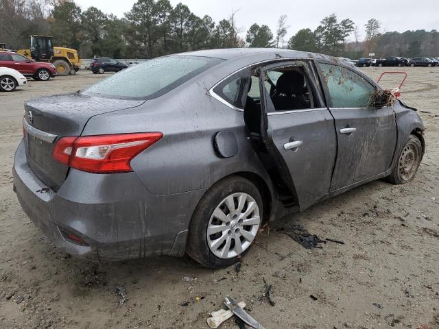 3N1AB7AP2KY347053 - 2019 NISSAN SENTRA S GRAY photo 3