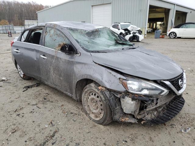 3N1AB7AP2KY347053 - 2019 NISSAN SENTRA S GRAY photo 4