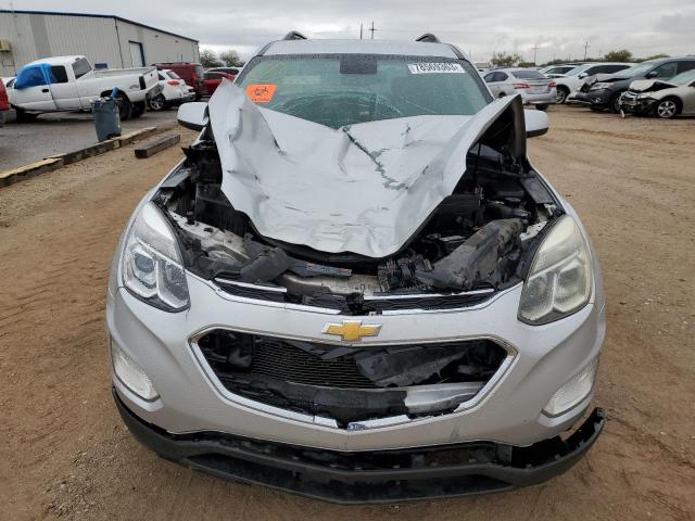 2GNALCEK2H1508694 - 2017 CHEVROLET EQUINOX LT SILVER photo 5