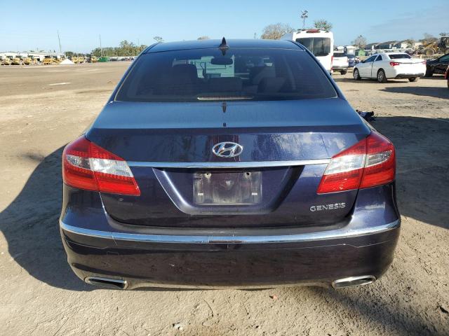 KMHGC4DD2DU235004 - 2013 HYUNDAI GENESIS 3.8L BLUE photo 6