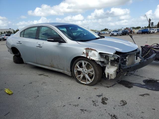 1N4AA5AP5CC803986 - 2012 NISSAN MAXIMA S SILVER photo 4