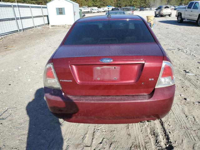 3FAHP07Z37R135427 - 2007 FORD FUSION SE RED photo 6