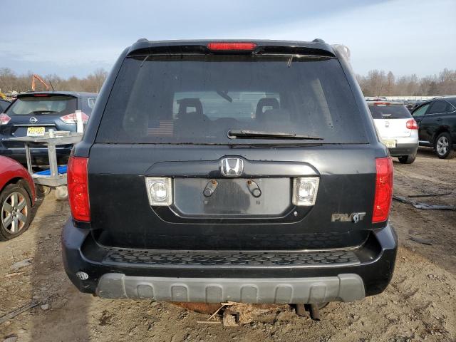 2HKYF184X3H549906 - 2003 HONDA PILOT EX BLACK photo 6