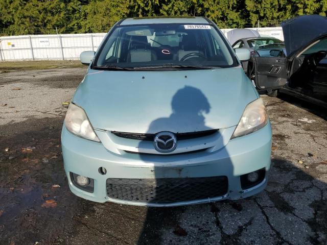 JM1CR293270139634 - 2007 MAZDA 5 TURQUOISE photo 5