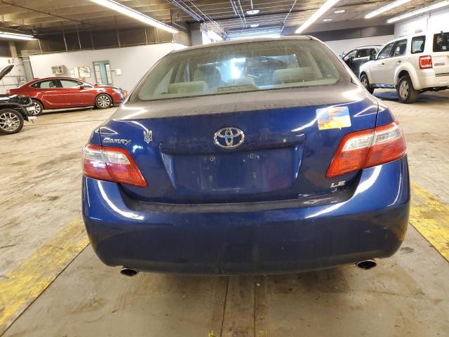 4T1BK46K37U008613 - 2007 TOYOTA CAMRY LE BLUE photo 6