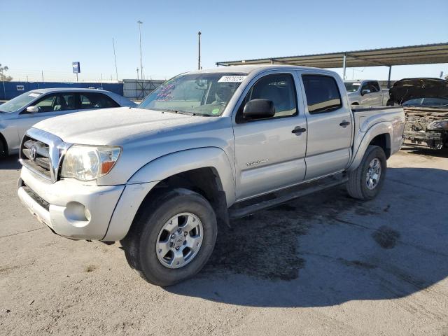 5TEJU62N15Z135385 - 2005 TOYOTA TACOMA DOUBLE CAB PRERUNNER SILVER photo 1