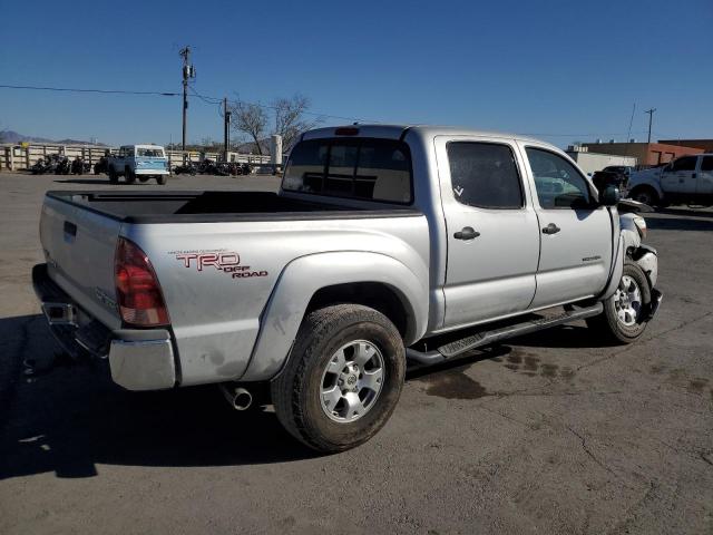 5TEJU62N15Z135385 - 2005 TOYOTA TACOMA DOUBLE CAB PRERUNNER SILVER photo 3