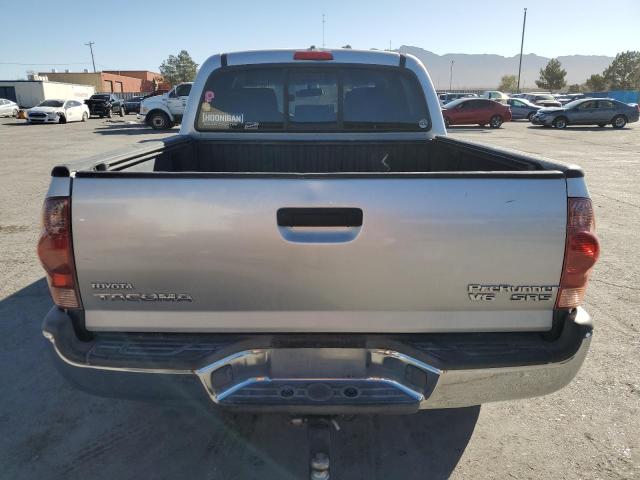5TEJU62N15Z135385 - 2005 TOYOTA TACOMA DOUBLE CAB PRERUNNER SILVER photo 6