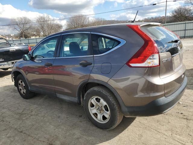 2HKRM4H35EH672499 - 2014 HONDA CR-V LX BROWN photo 2