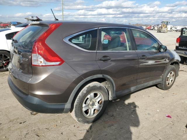 2HKRM4H35EH672499 - 2014 HONDA CR-V LX BROWN photo 3