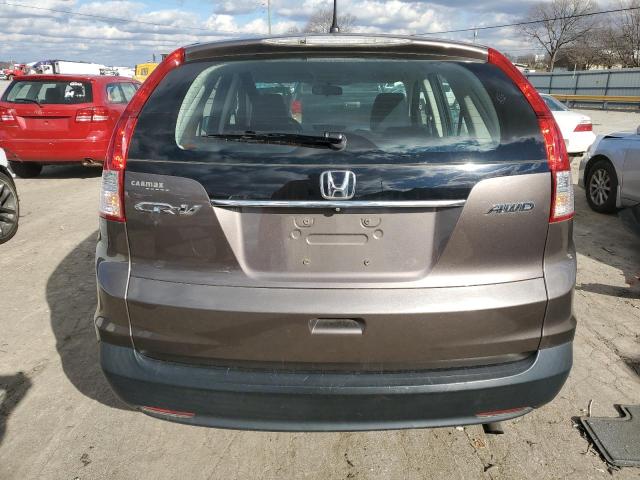 2HKRM4H35EH672499 - 2014 HONDA CR-V LX BROWN photo 6