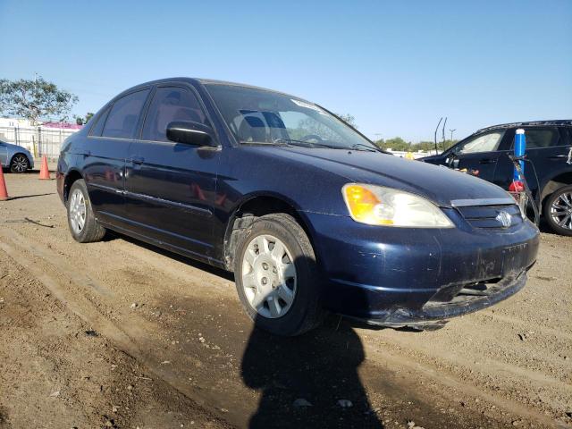 2HGES16593H596817 - 2003 HONDA CIVIC LX BLUE photo 4