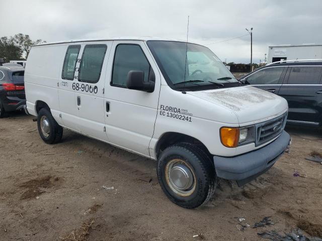 1FTNE24W46HA80446 - 2006 FORD ECONOLINE E250 VAN WHITE photo 4