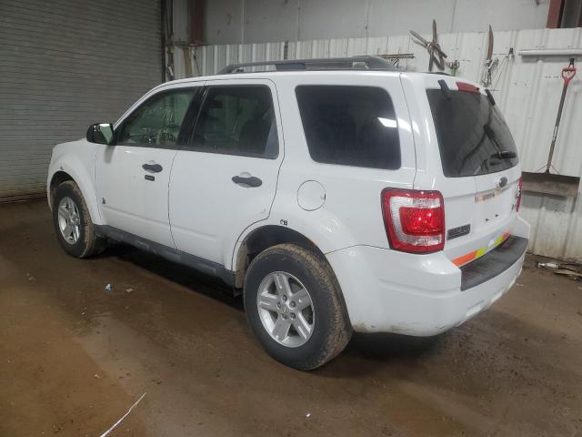 1FMCU5K39BKB48866 - 2011 FORD ESCAPE HYBRID WHITE photo 2