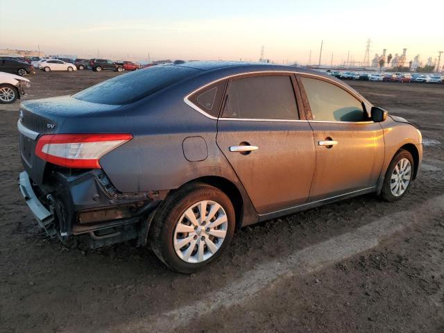 3N1AB7AP6FL671139 - 2015 NISSAN SENTRA S TEAL photo 3