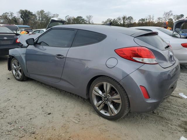 KMHTC6AD8GU297820 - 2016 HYUNDAI VELOSTER GRAY photo 2