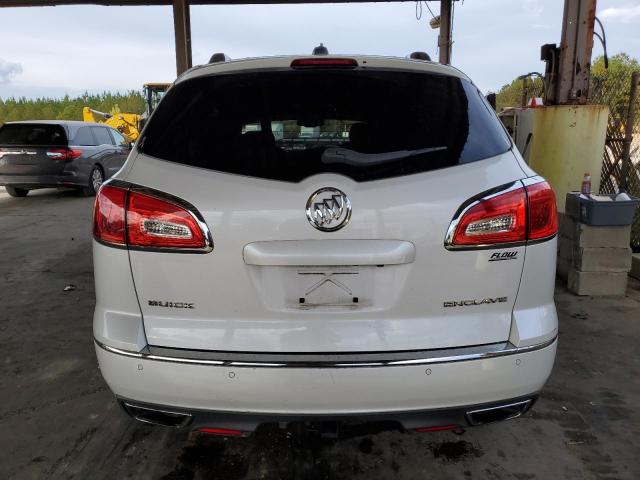 5GAKRCKD0HJ113874 - 2017 BUICK ENCLAVE WHITE photo 6