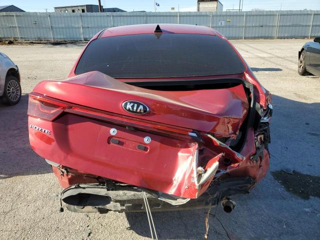 3KPF54AD8ME404598 - 2021 KIA FORTE EX RED photo 6