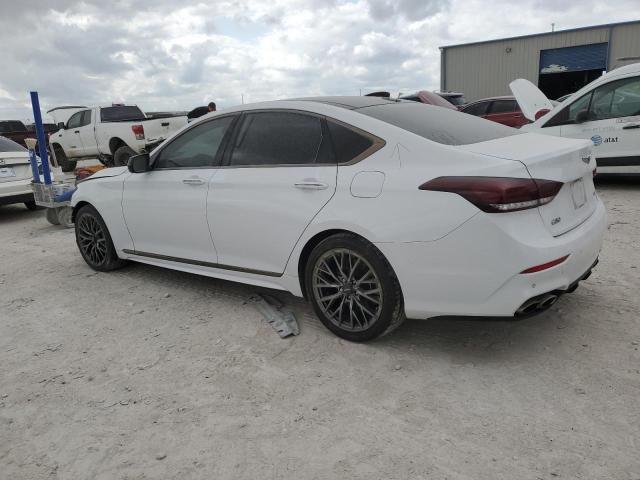 KMHGN4JB5JU218741 - 2018 GENESIS G80 SPORT WHITE photo 2