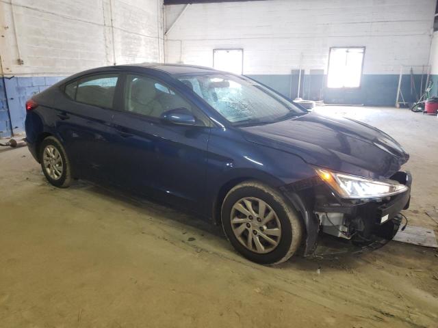 5NPD74LF1KH451870 - 2019 HYUNDAI ELANTRA SE BLUE photo 4