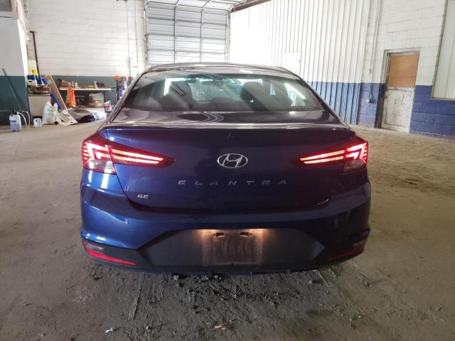 5NPD74LF1KH451870 - 2019 HYUNDAI ELANTRA SE BLUE photo 6