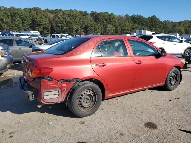 1NXBU40E09Z114842 - 2009 TOYOTA COROLLA BASE RED photo 3