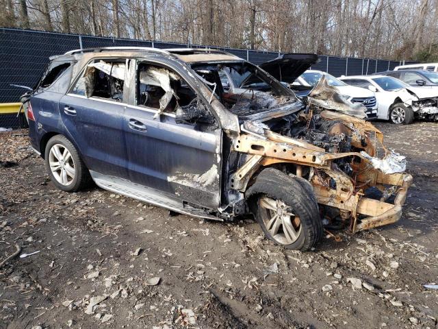 4JGDA5HBXFA526958 - 2015 MERCEDES-BENZ ML 350 4MATIC BLUE photo 4