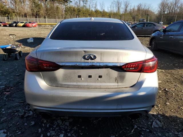 JN1EV7AR0JM437135 - 2018 INFINITI Q50 LUXE SILVER photo 6