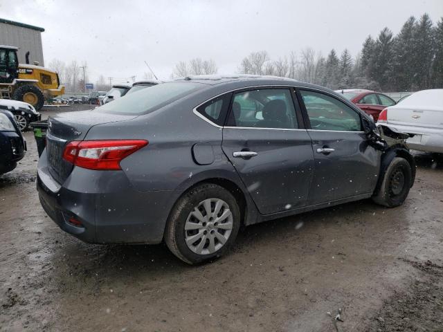 3N1AB7AP6HL694875 - 2017 NISSAN SENTRA S GRAY photo 3