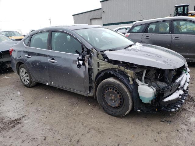 3N1AB7AP6HL694875 - 2017 NISSAN SENTRA S GRAY photo 4